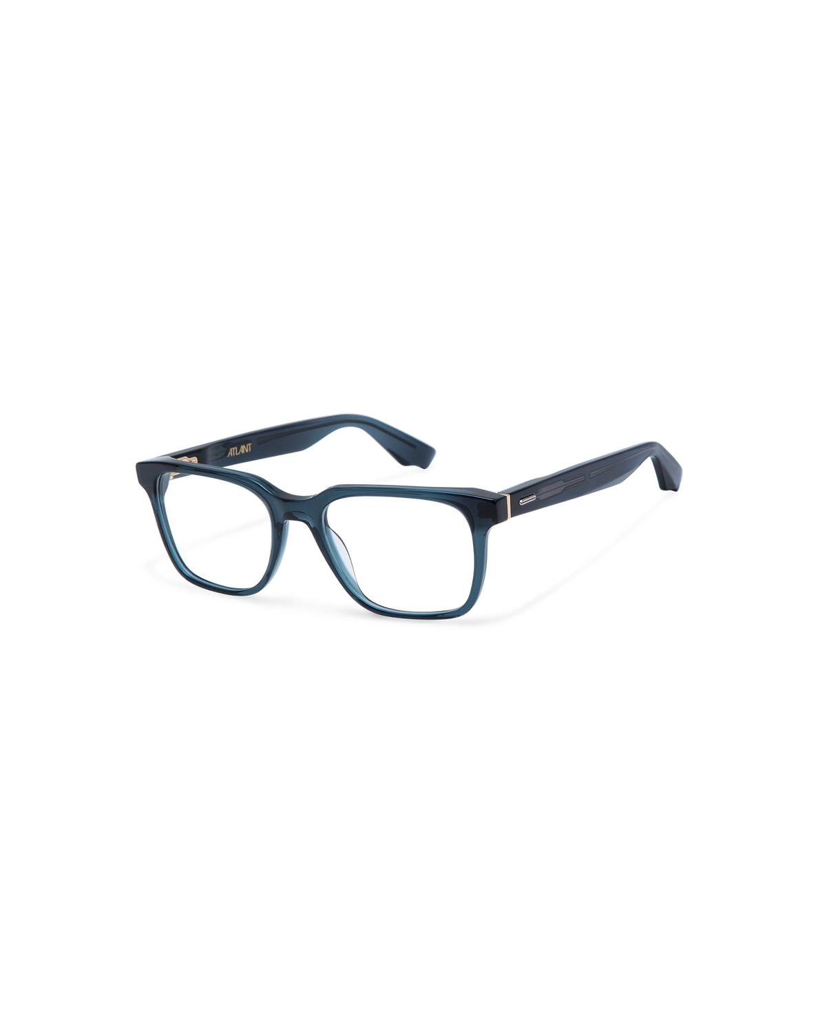 OTTO: Rectangular Acetato Azul optical glasses by ATLANT 12339