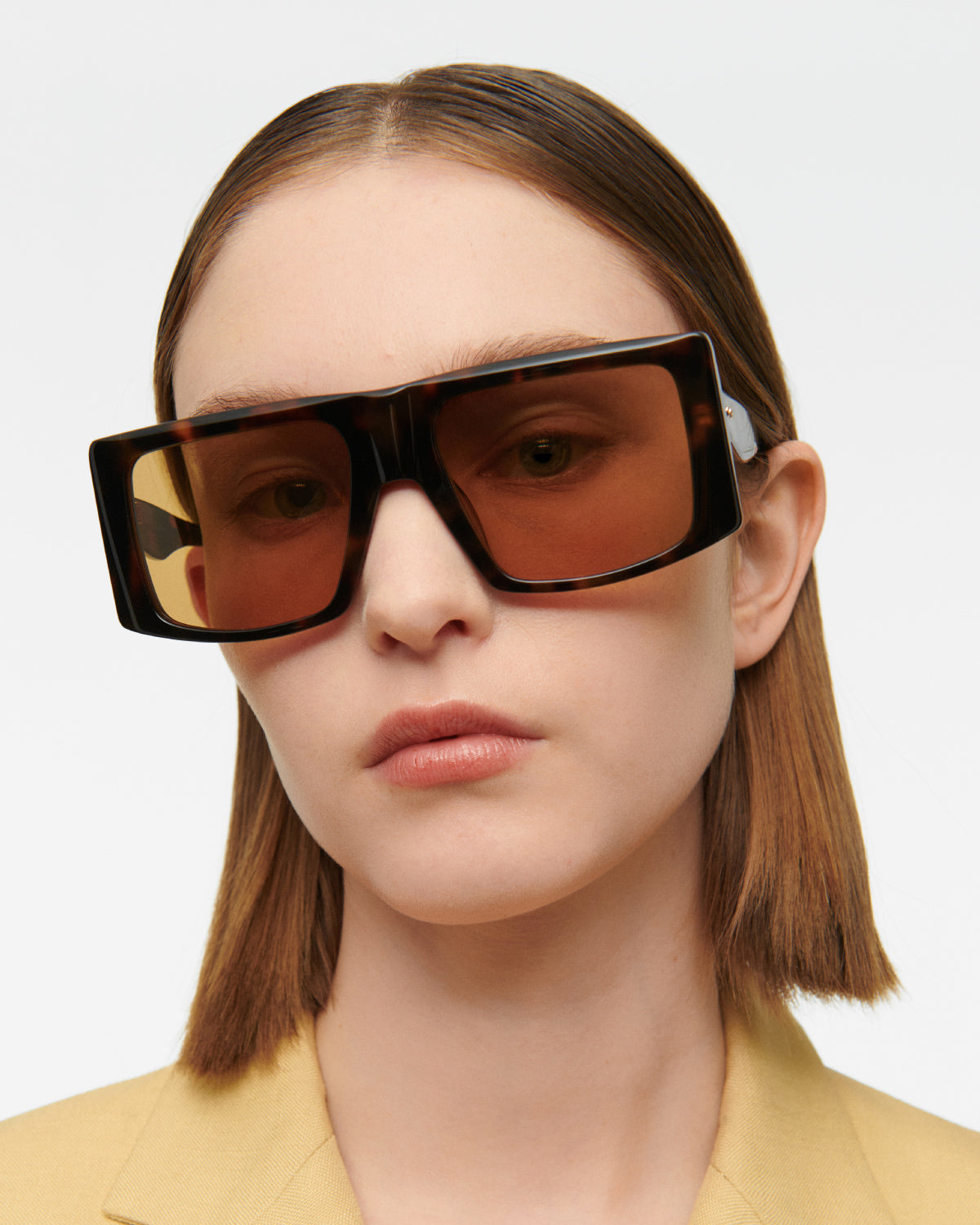 THRIVE 016: Cuadrada Acetato Havana sunglasses by GIGI STUDIOS 7665