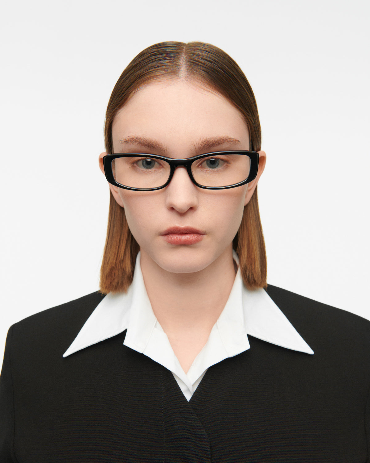 THRIVE 002: Rectangular Acetato Noir optical glasses by GIGI STUDIOS 7694