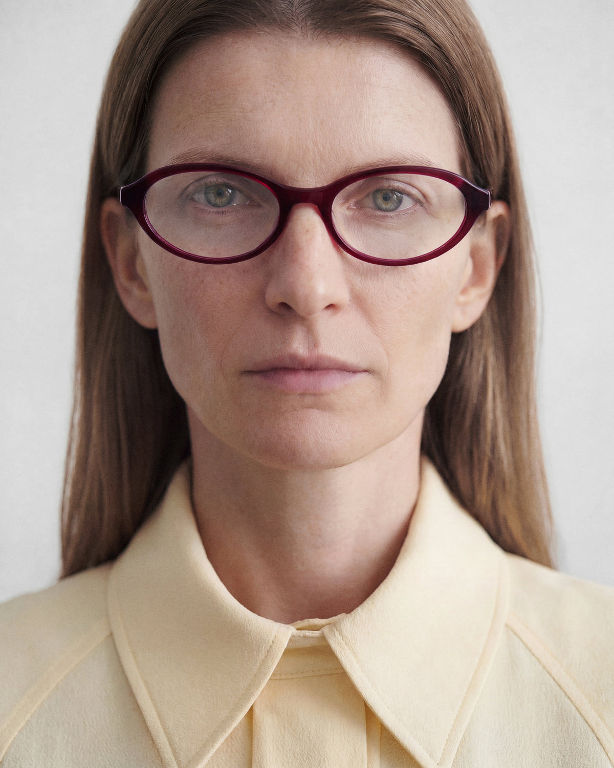 THRIVE 003: Ovaladas Acetato Rojo optical glasses by GIGI STUDIOS 14195