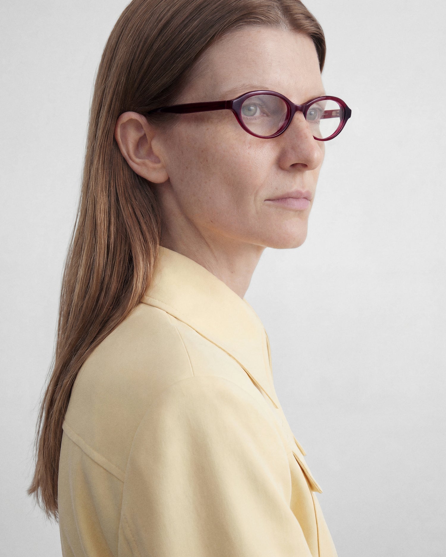 THRIVE 003: Ovaladas Acetato Rojo optical glasses by GIGI STUDIOS 14196