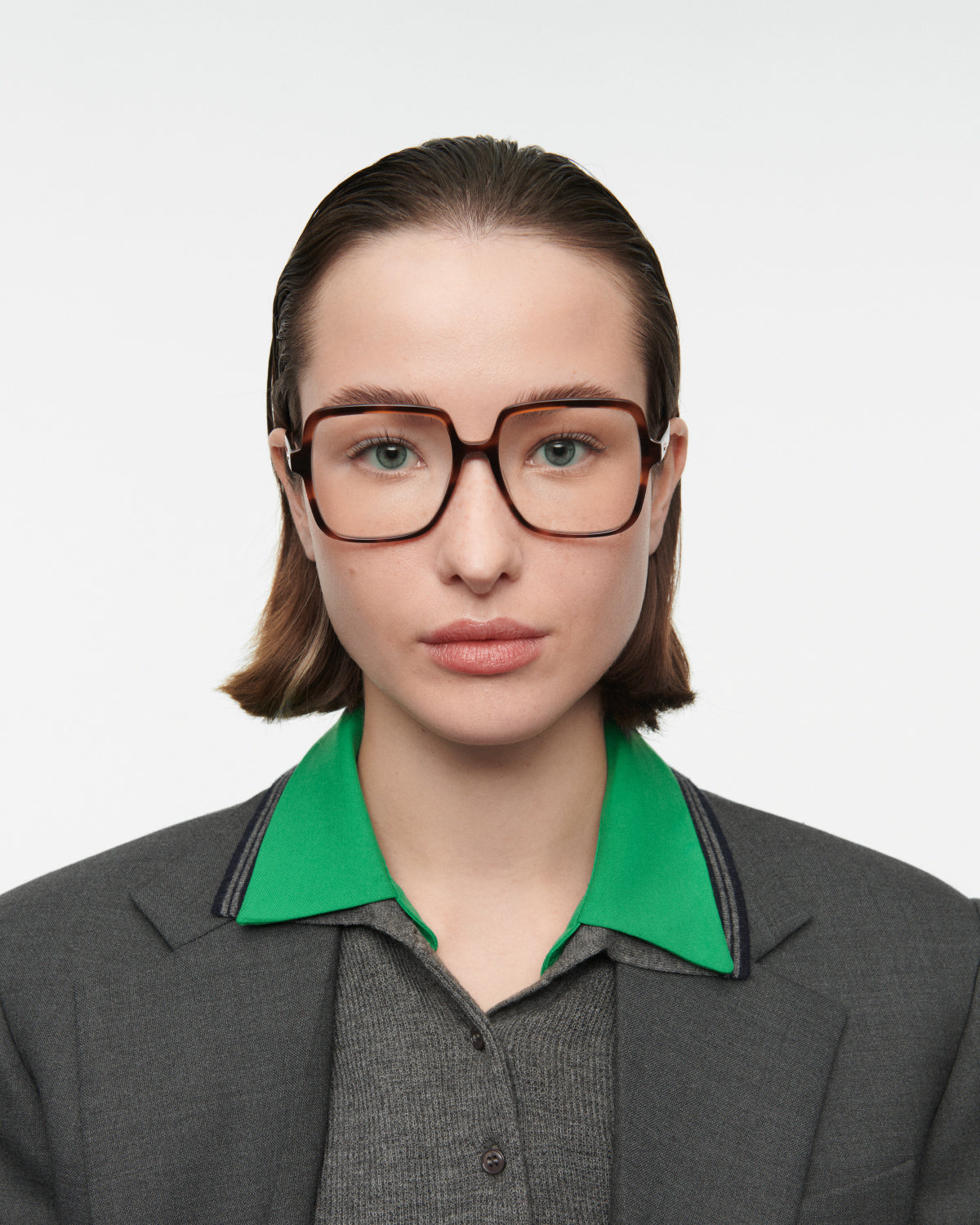 THRIVE 009: Cuadrada Acetato Havana optical glasses by GIGI STUDIOS 7713