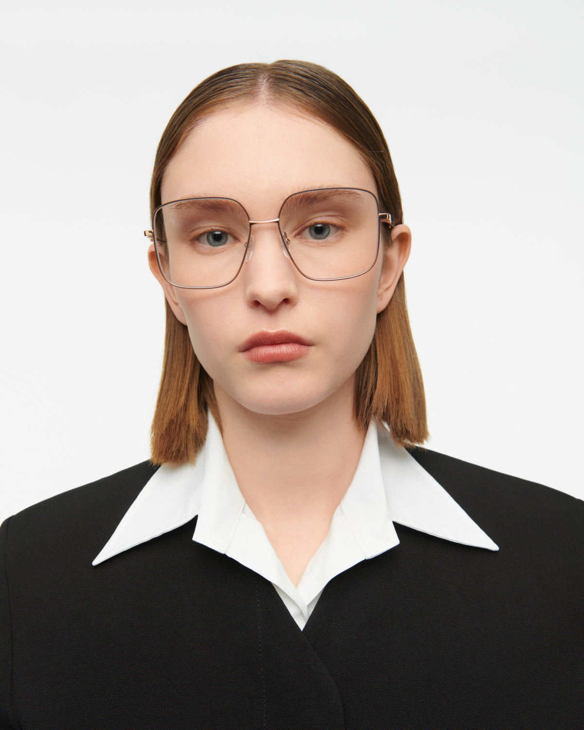 THRIVE 012: Cuadrada Metal Rosa optical glasses by GIGI STUDIOS 7723