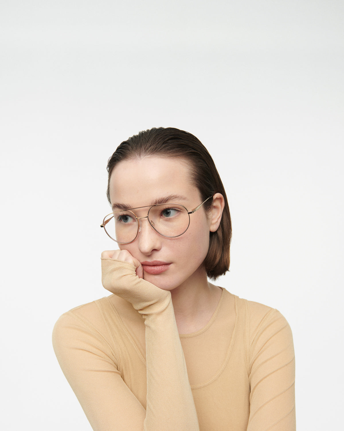 THRIVE 013: Aviador Metal Doré optical glasses by GIGI STUDIOS 7725
