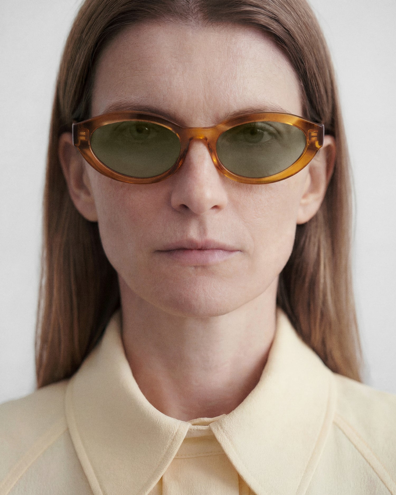 MILA: Tiny Acetato Marrón sunglasses by GIGI STUDIOS 14197