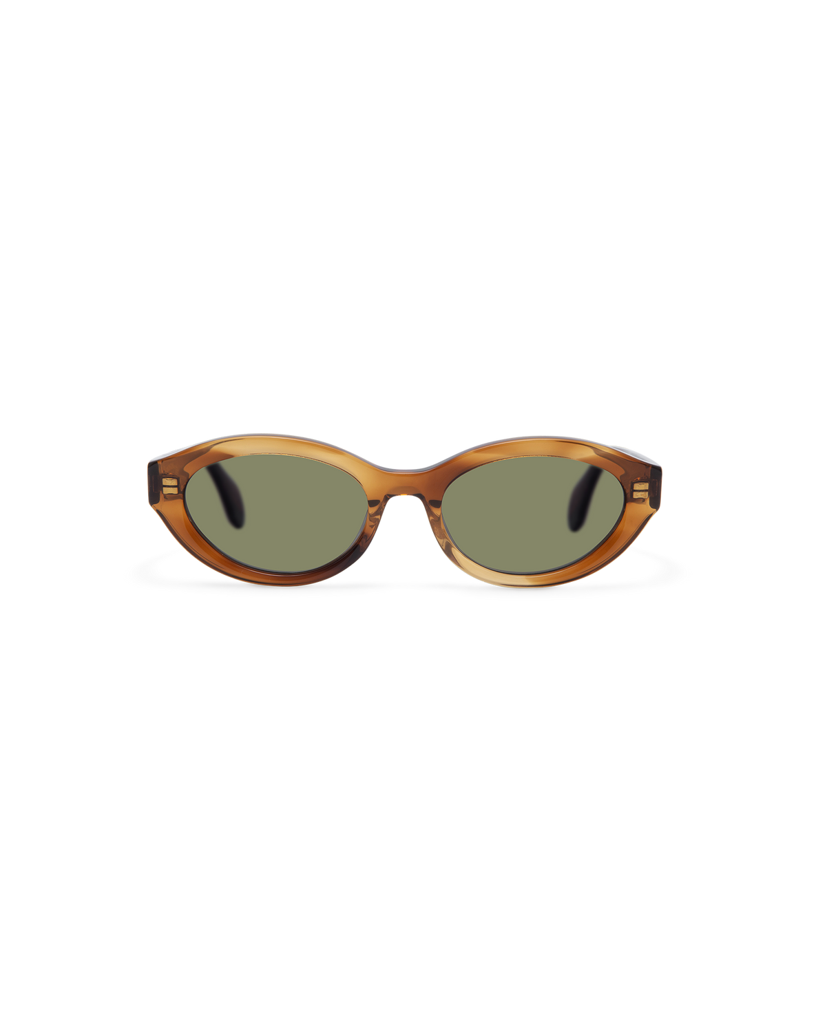 MILA: Tiny Acetato Marrón sunglasses by GIGI STUDIOS 13516