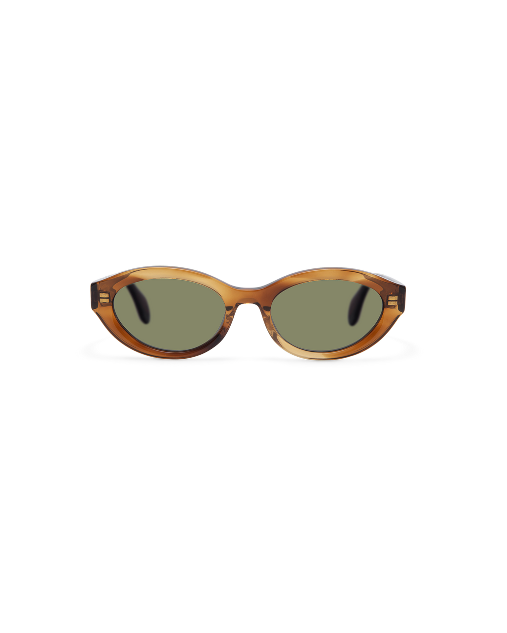 MILA: Tiny Acetato Marrón sunglasses by GIGI STUDIOS 13516