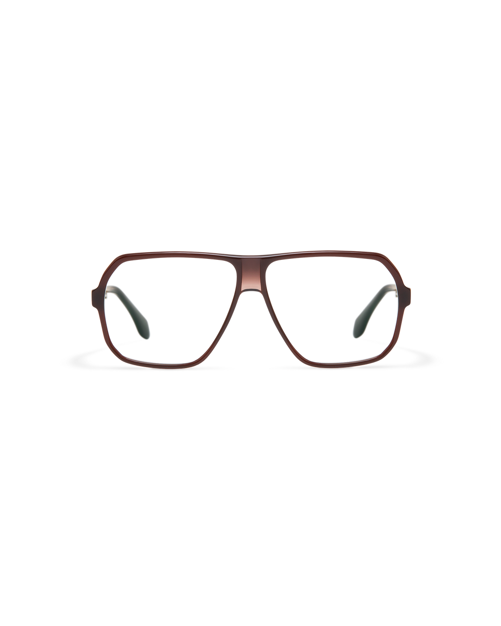 MARGAUX: Aviador Acetato Marrón optical glasses by GIGI STUDIOS 12039
