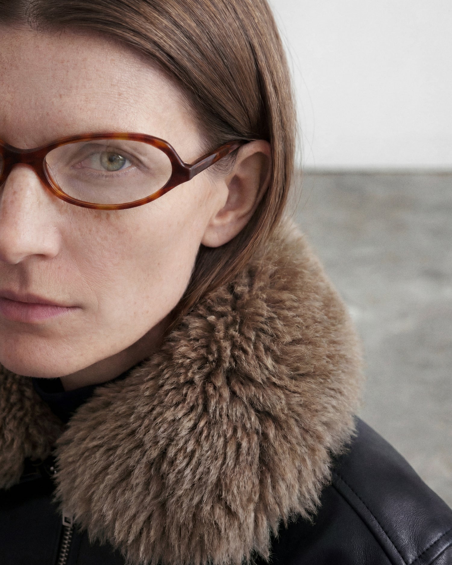 VIREN: Tiny Acetato Havana optical glasses by GIGI STUDIOS 14200
