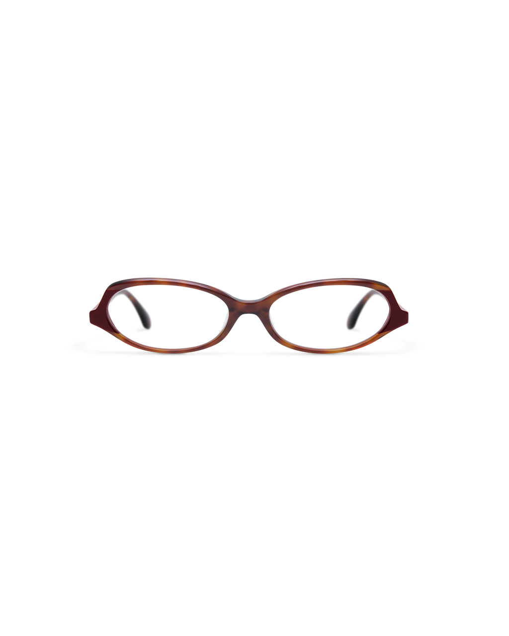 VIREN: Tiny Acetato Havana optical glasses by GIGI STUDIOS 13526