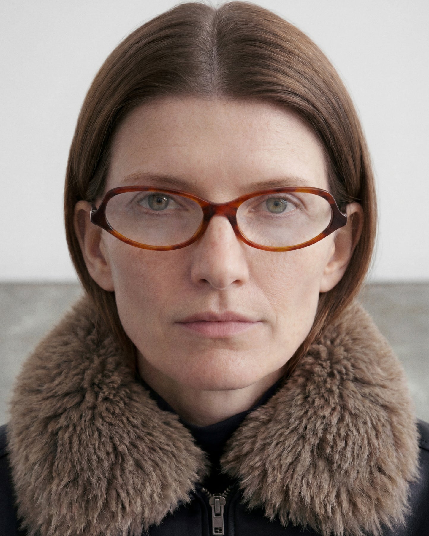 VIREN: Tiny Acetato Havana optical glasses by GIGI STUDIOS 14201