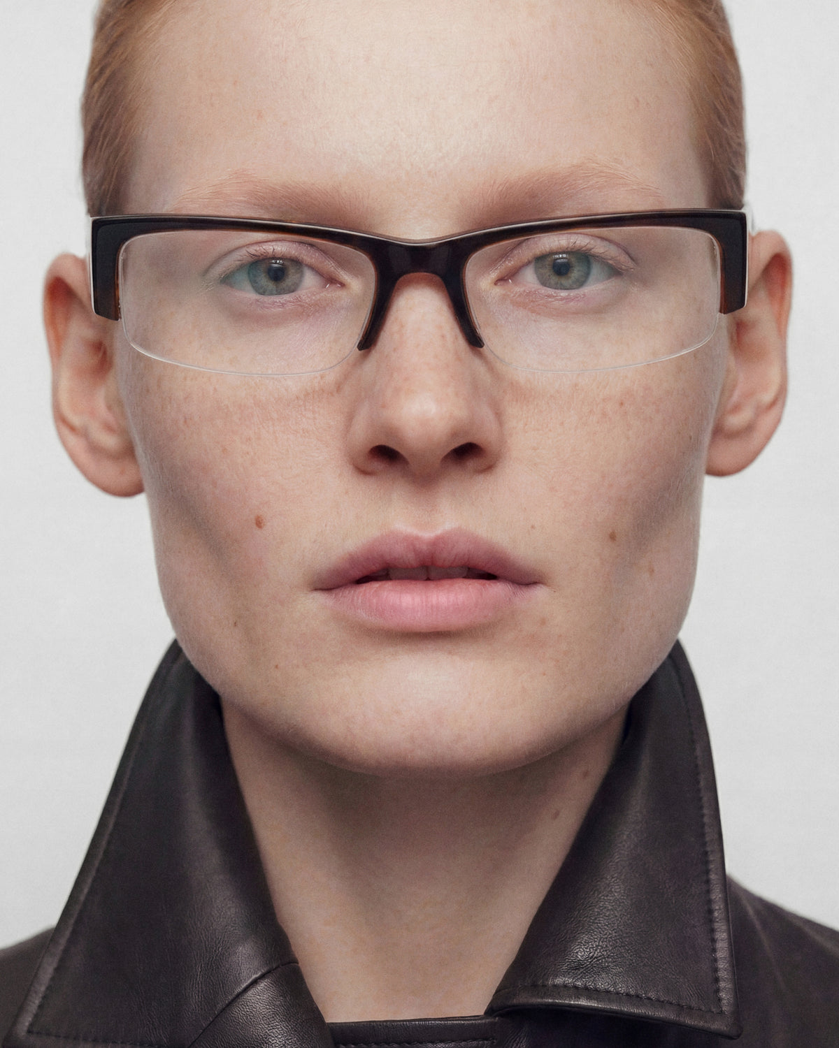 LARA: Tiny Acetato Noir optical glasses by GIGI STUDIOS 14203
