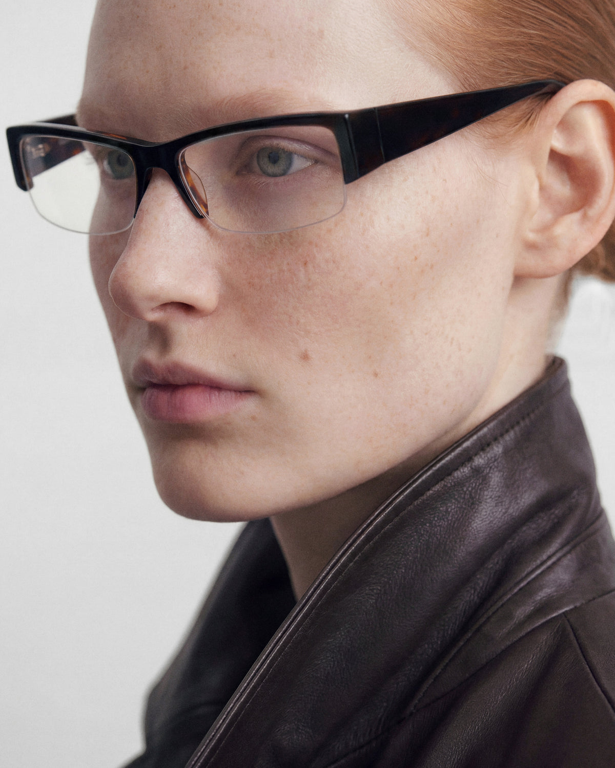 LARA: Tiny Acetato Noir optical glasses by GIGI STUDIOS 14204