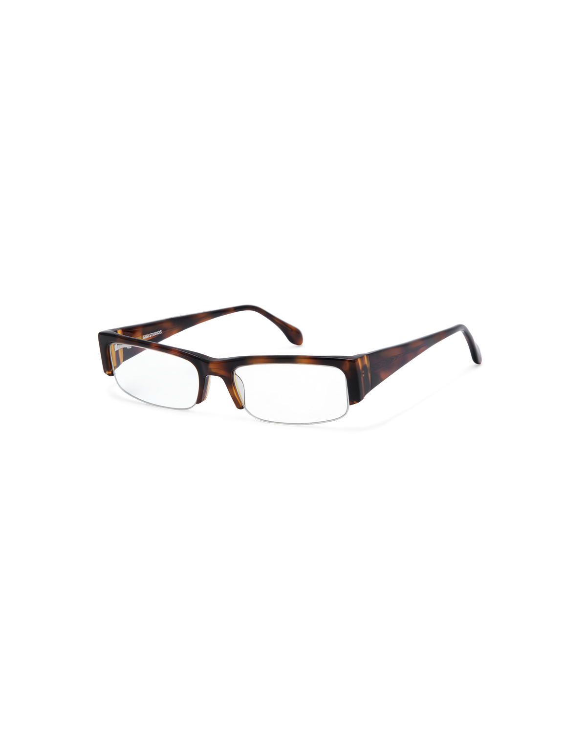 LARA: Tiny Acetato Havana optical glasses by GIGI STUDIOS 13533