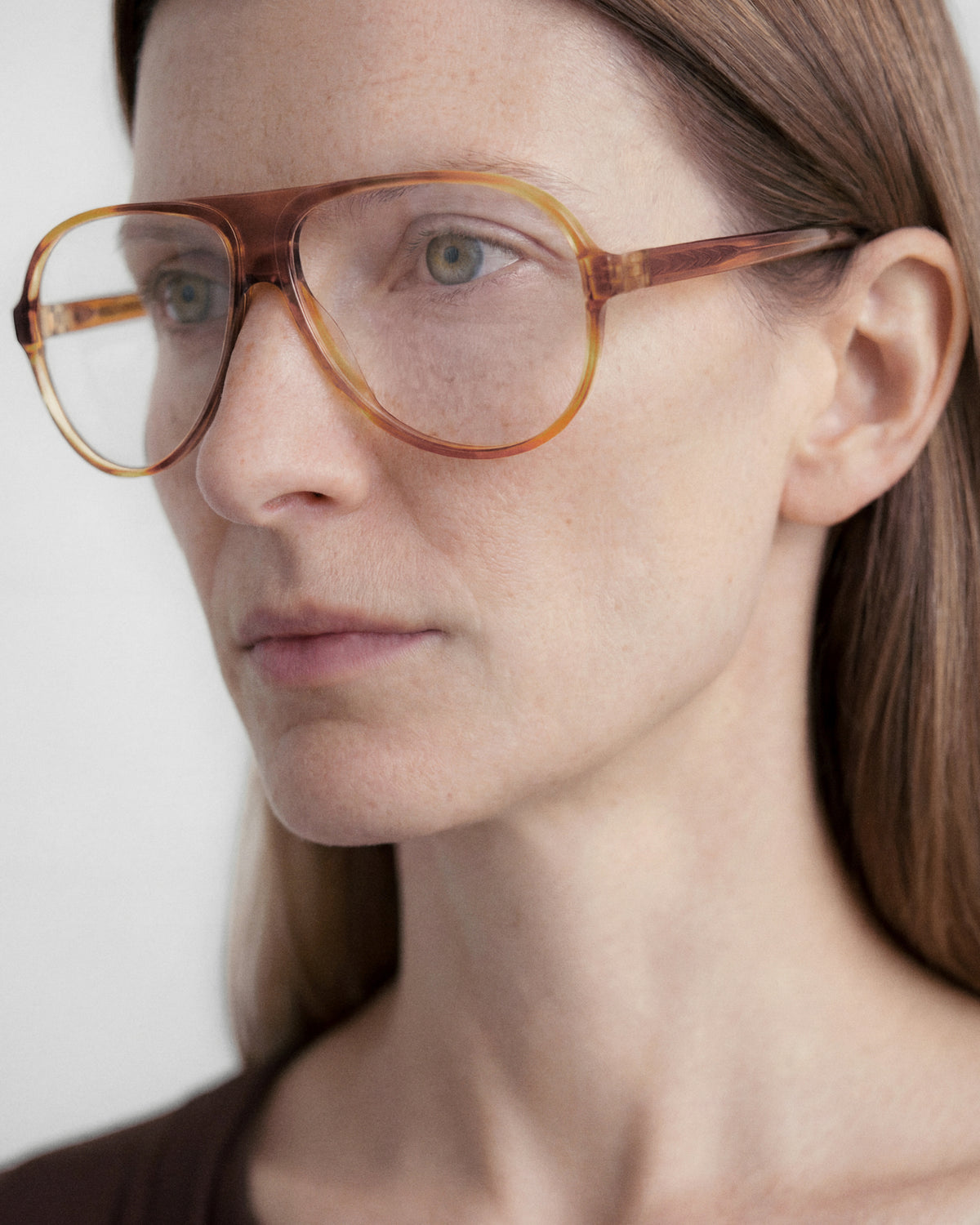 VARENA: Aviador Acetato Havana optical glasses by GIGI STUDIOS 14212