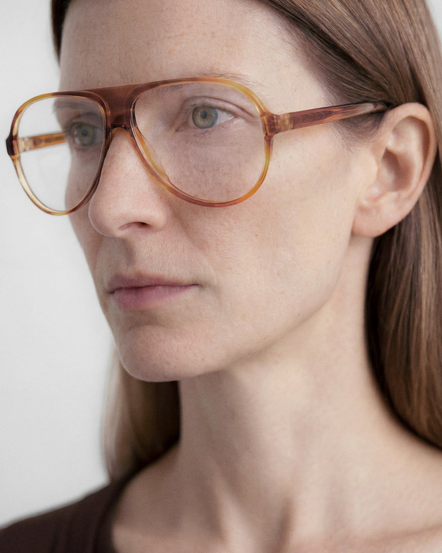 VARENA: Aviador Acetato Havana optical glasses by GIGI STUDIOS 14212