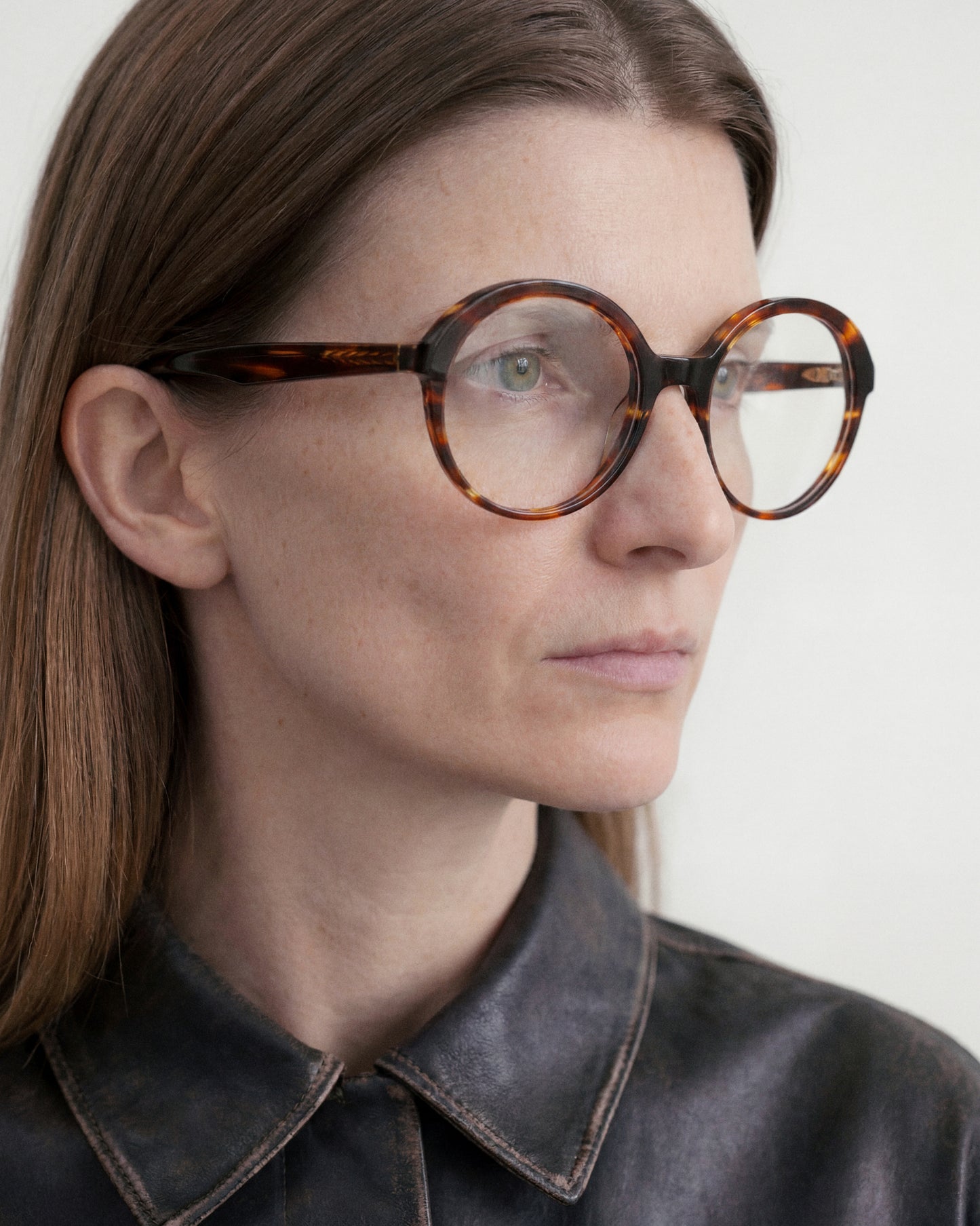 MARISA: Redondas Acetato Havana optical glasses by GIGI STUDIOS 14268
