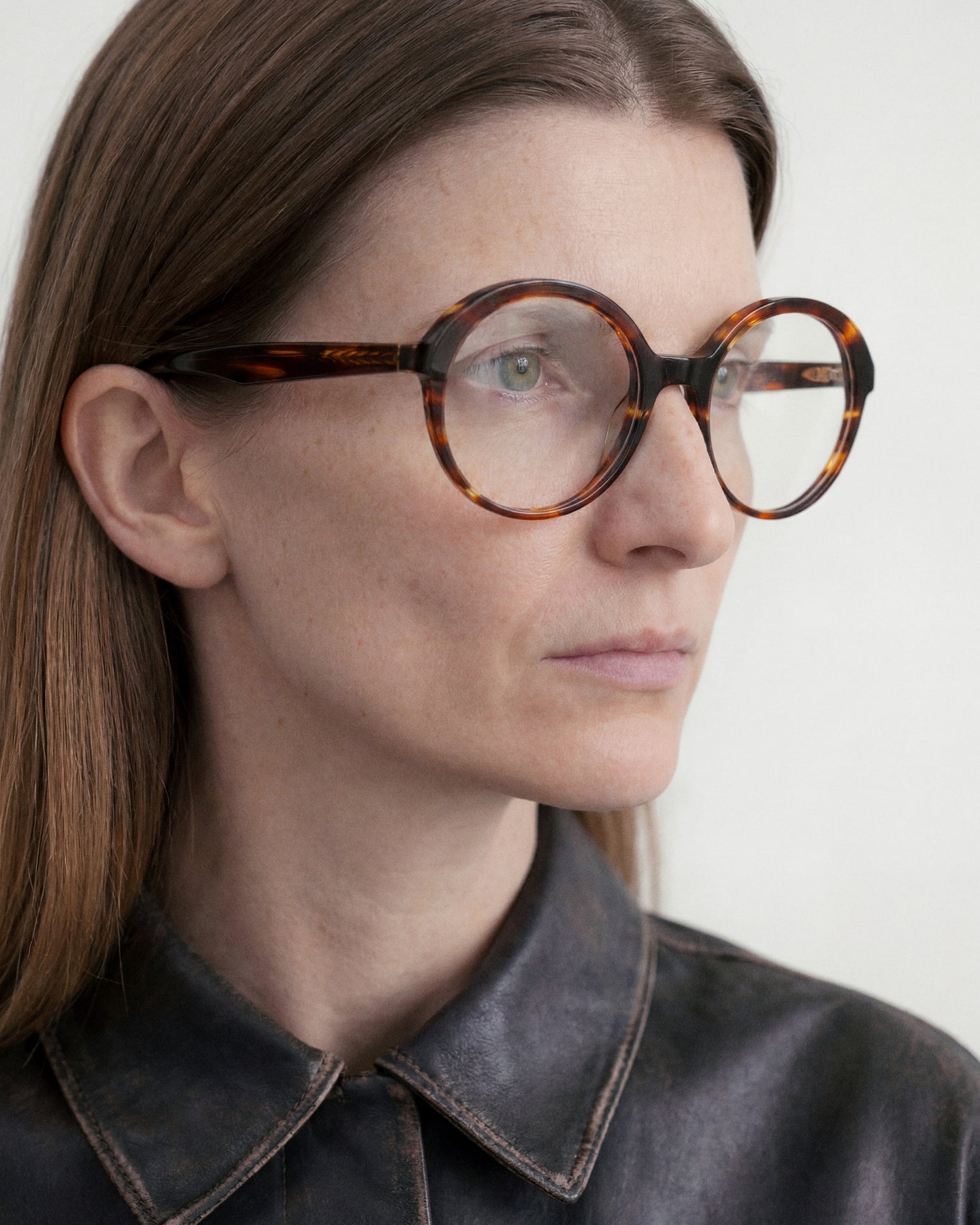 MARISA: Redondas Acetato Havana optical glasses by GIGI STUDIOS 14268