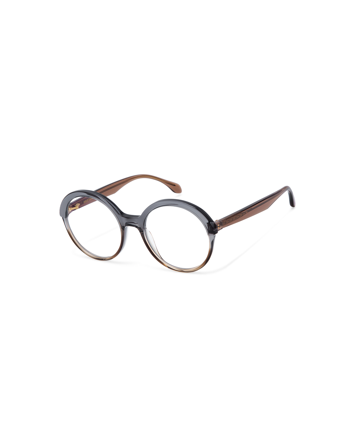 MARISA: Redondas Acetato Marrón optical glasses by GIGI STUDIOS 13551