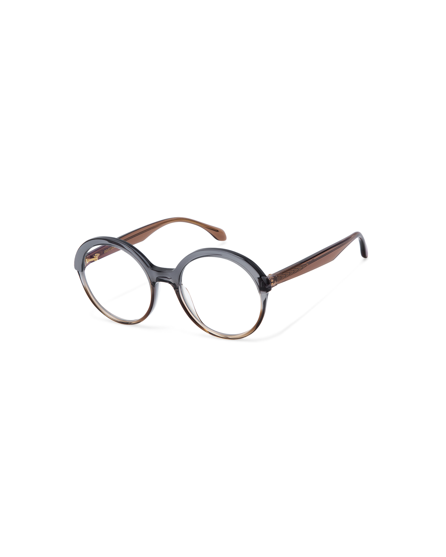 MARISA: Redondas Acetato Marrón optical glasses by GIGI STUDIOS 13551