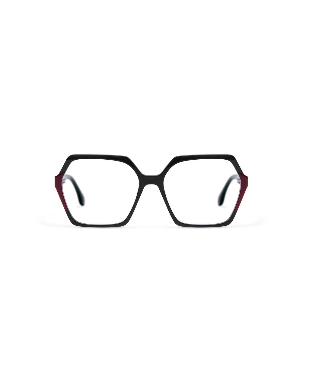 NADIRA: Geométricas Acetato Noir optical glasses by GIGI STUDIOS 13554