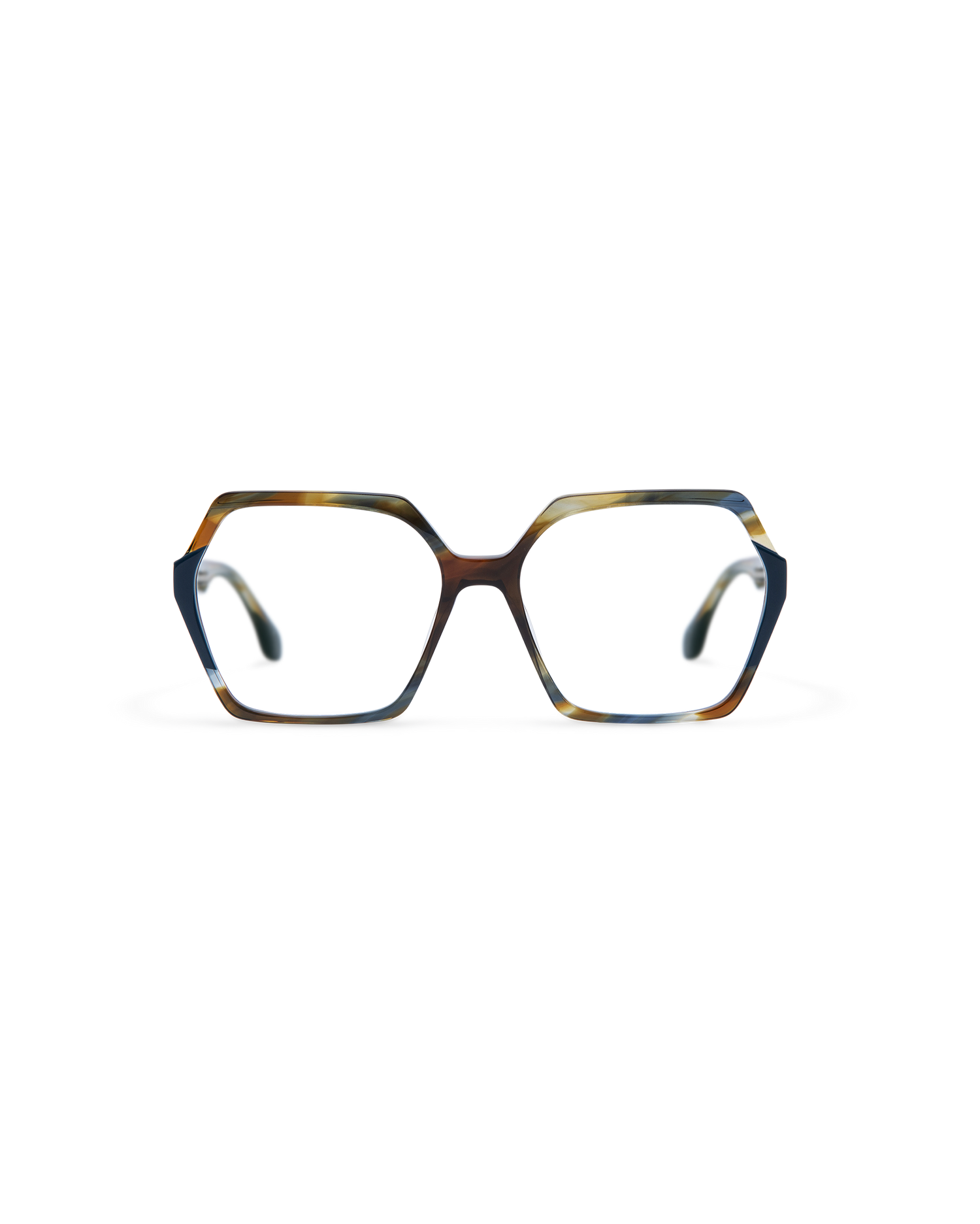 NADIRA: Geométricas Acetato Azul optical glasses by GIGI STUDIOS 13560
