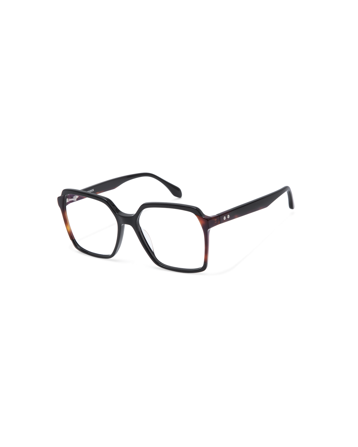 AHLIA: Cuadrada Acetato Noir optical glasses by GIGI STUDIOS 13563
