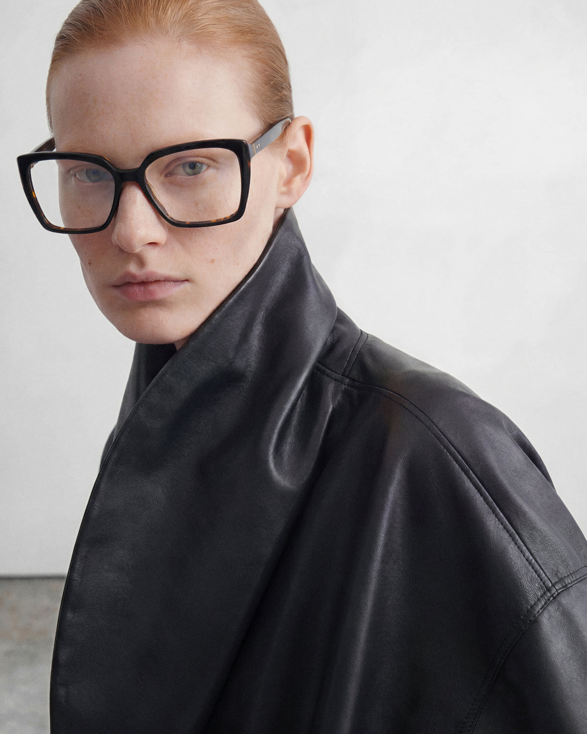 SAMIRA: Cat Eye Acetato Noir optical glasses by GIGI STUDIOS 14216