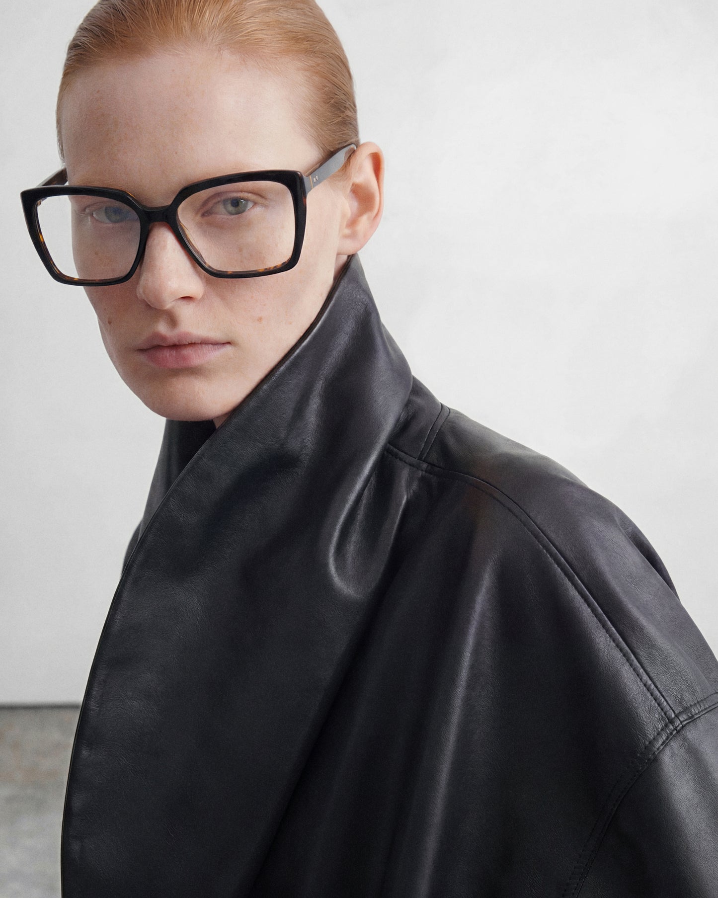 SAMIRA: Cat Eye Acetato Noir optical glasses by GIGI STUDIOS 14216