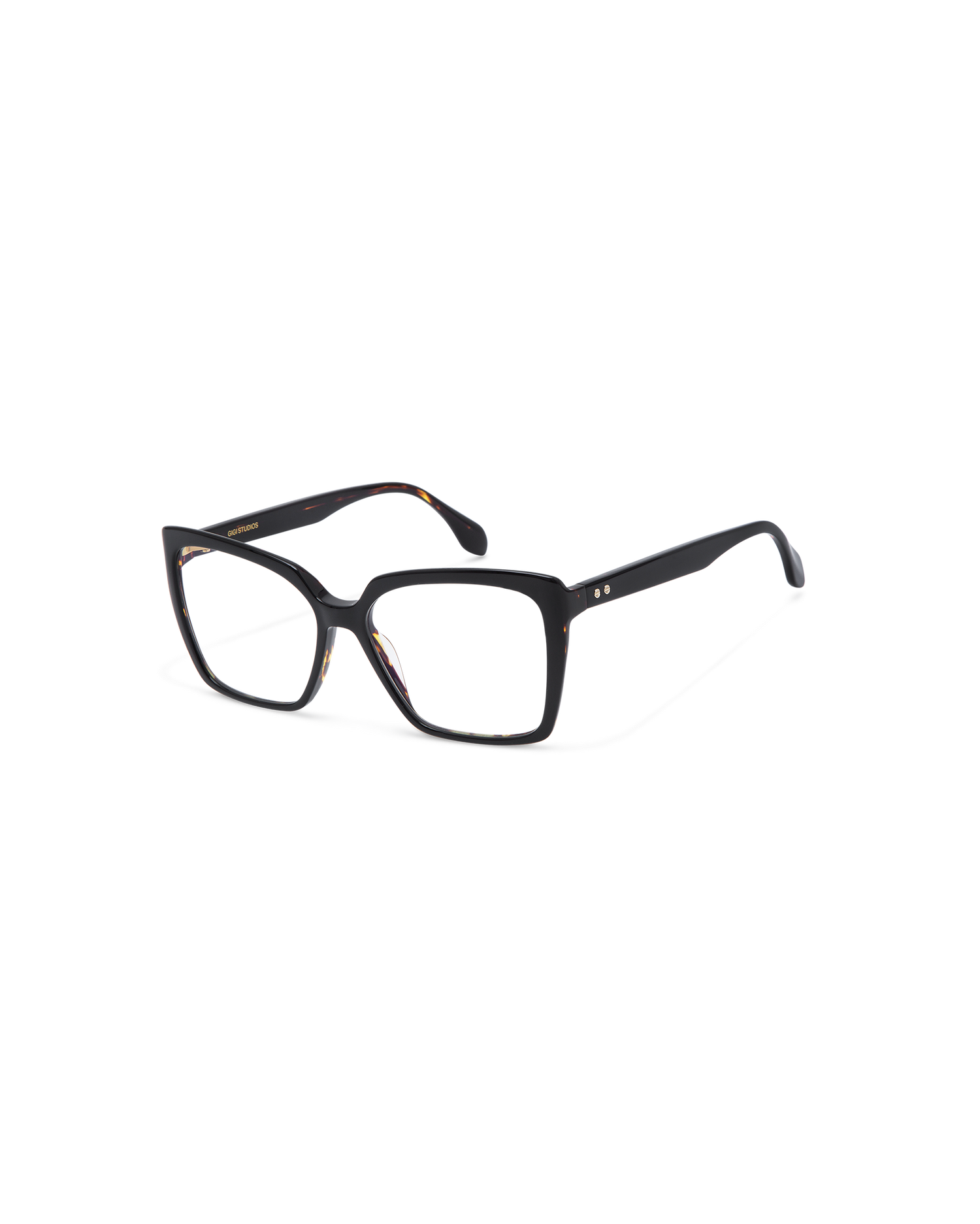 SAMIRA: Cat Eye Acetato Noir optical glasses by GIGI STUDIOS 13571