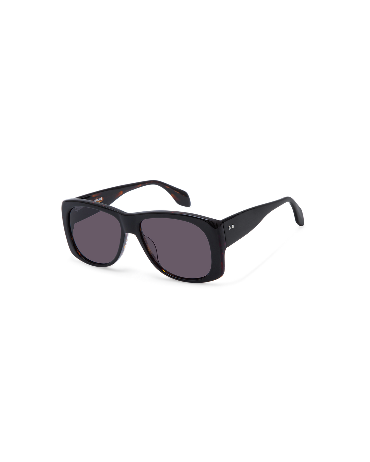 LAENE: Rectangular Acetato Noir sunglasses by GIGI STUDIOS 13583