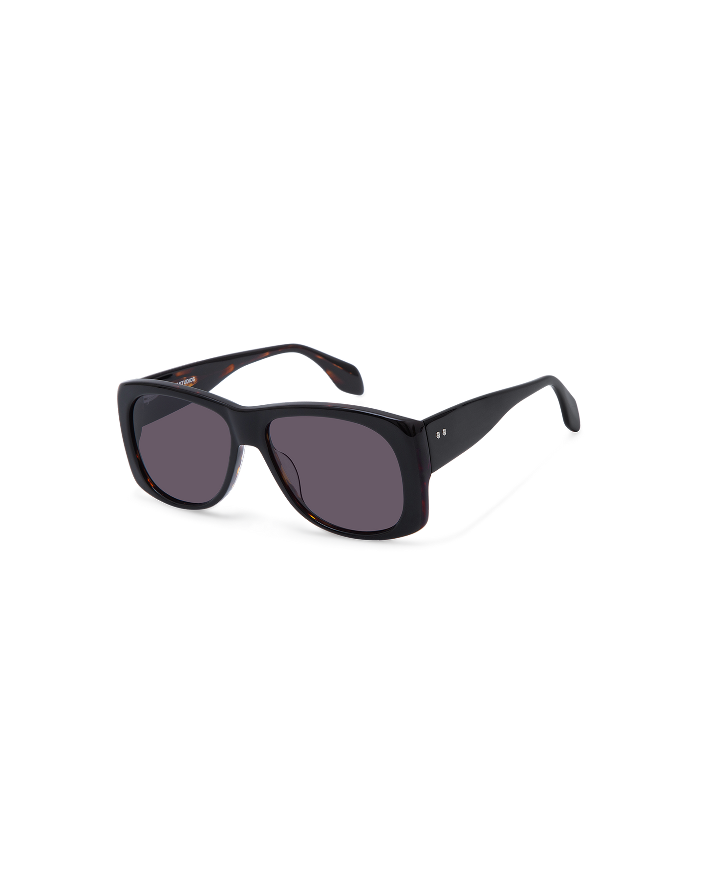 LAENE: Rectangular Acetato Noir sunglasses by GIGI STUDIOS 13583