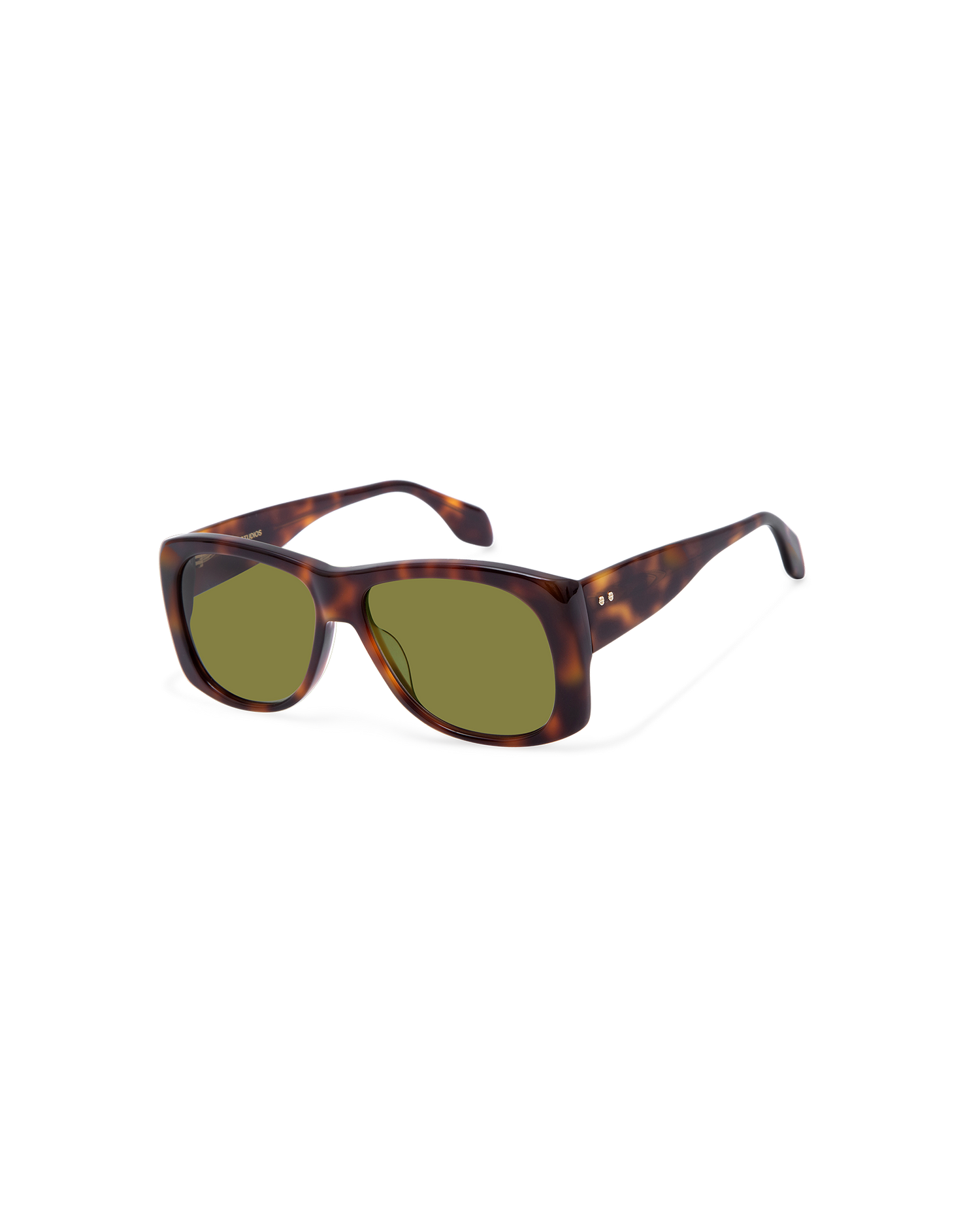 LAENE: Rectangular Acetato Havana sunglasses by GIGI STUDIOS 13585