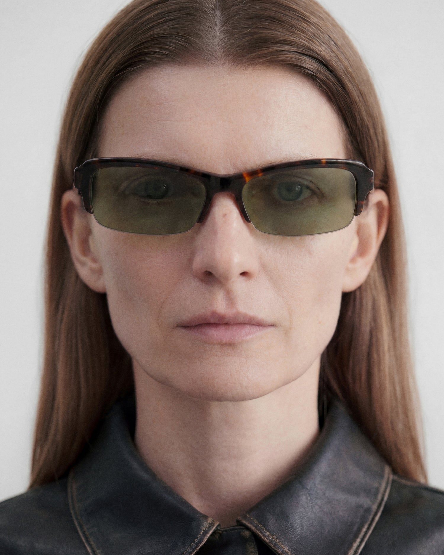 SAVINE: Tiny Acetato Havana sunglasses by GIGI STUDIOS 14220