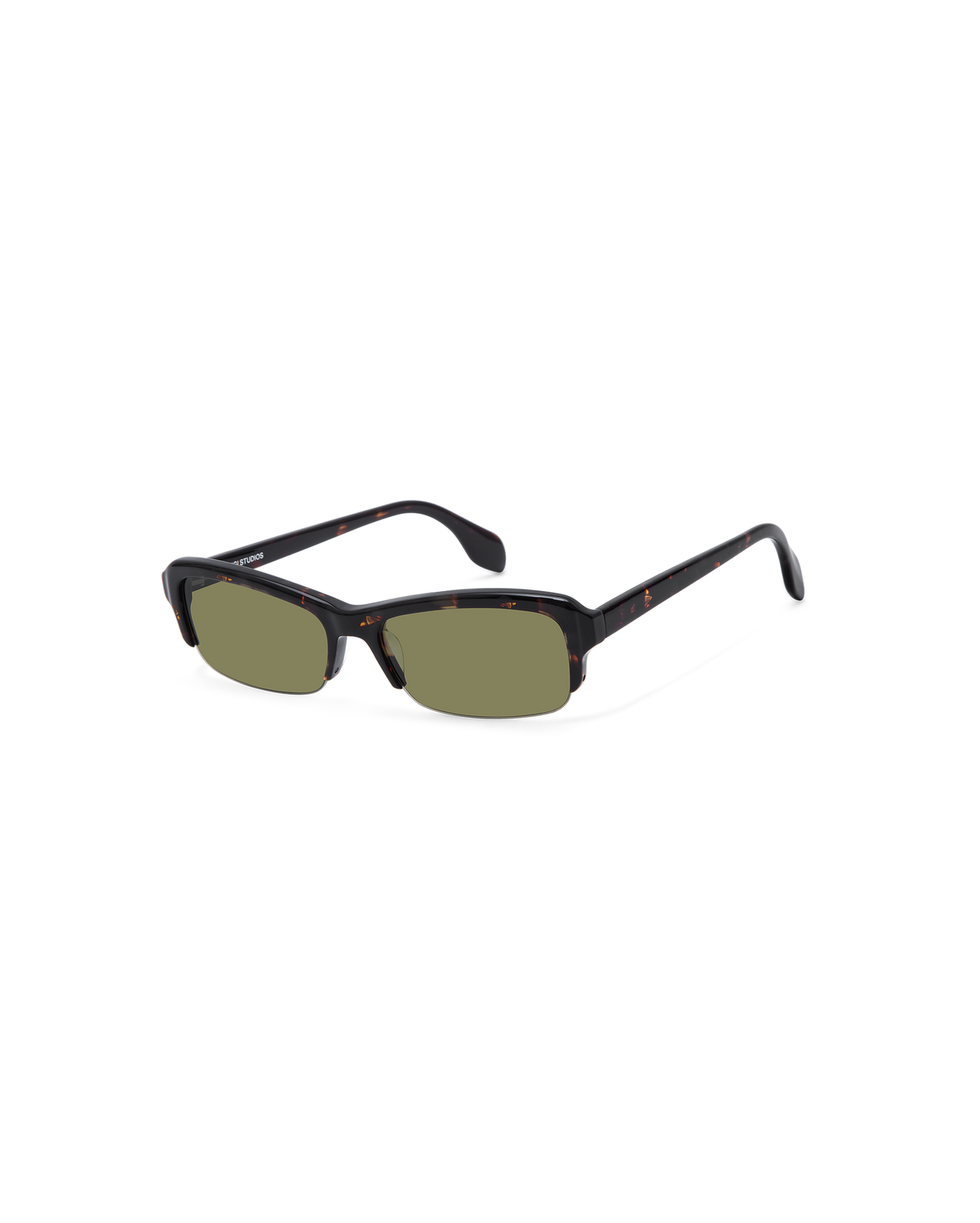 SAVINE: Tiny Acetato Havana sunglasses by GIGI STUDIOS 13591