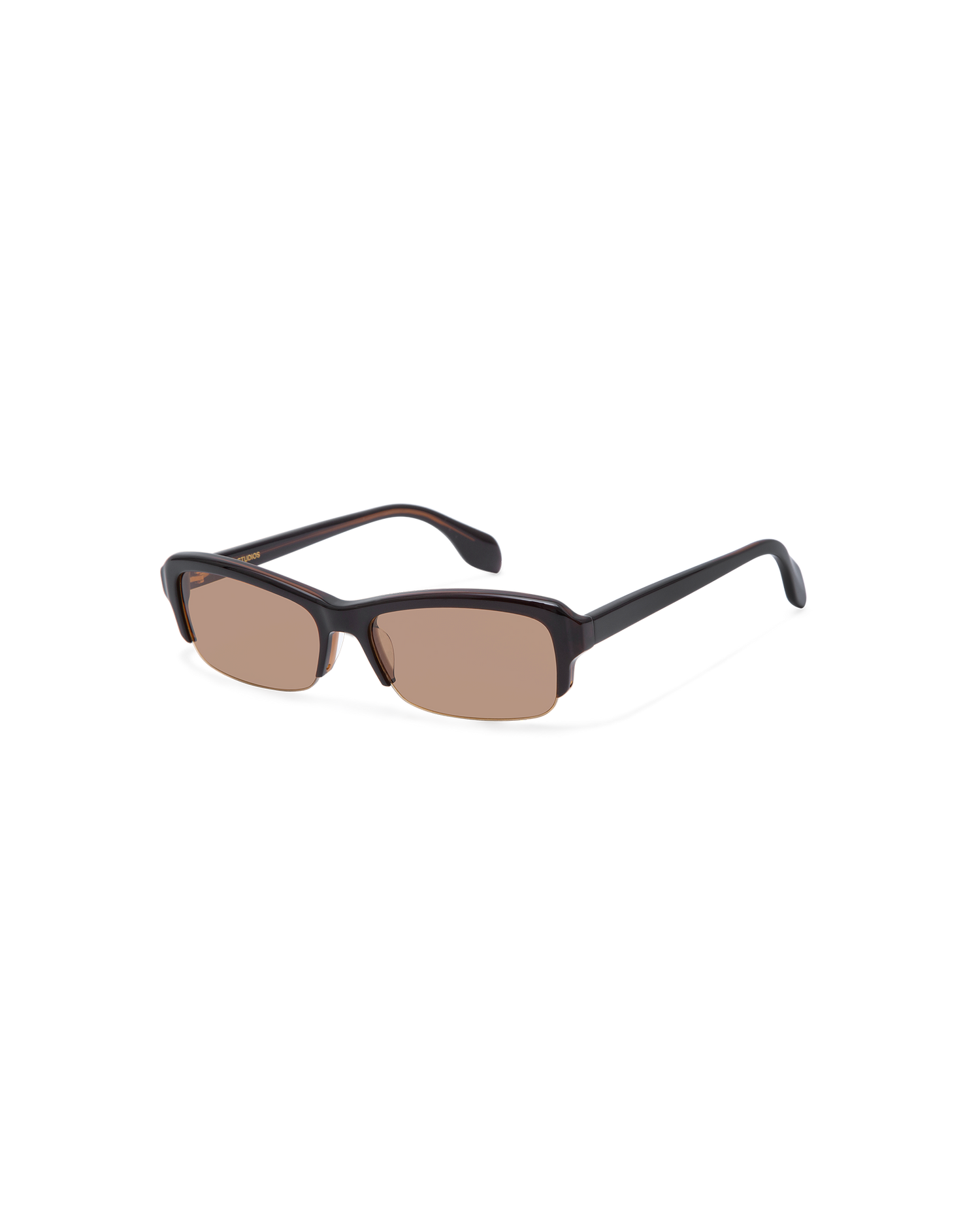 SAVINE: Tiny Acetato Marrón sunglasses by GIGI STUDIOS 13593