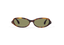 ALVINA: Tiny Acetato Havana sunglasses by GIGI STUDIOS 13602
