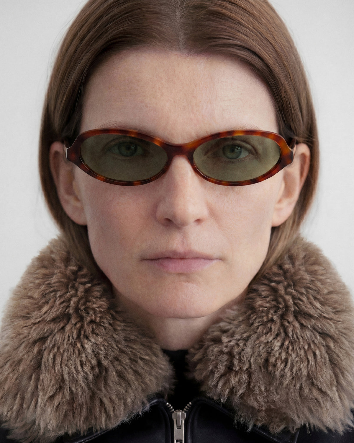 ALVINA: Tiny Acetato Havana sunglasses by GIGI STUDIOS 14227