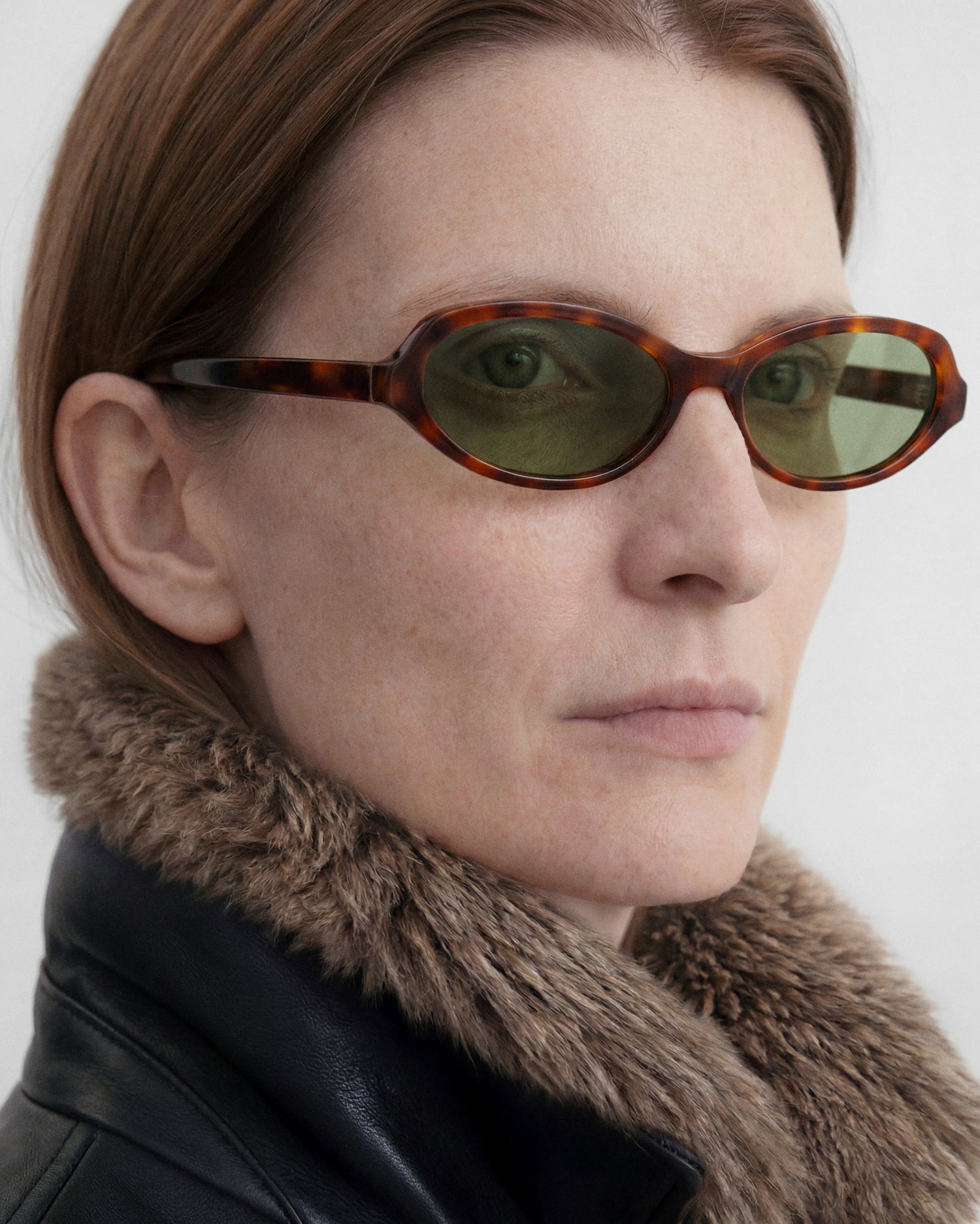ALVINA: Tiny Acetato Havana sunglasses by GIGI STUDIOS 14228