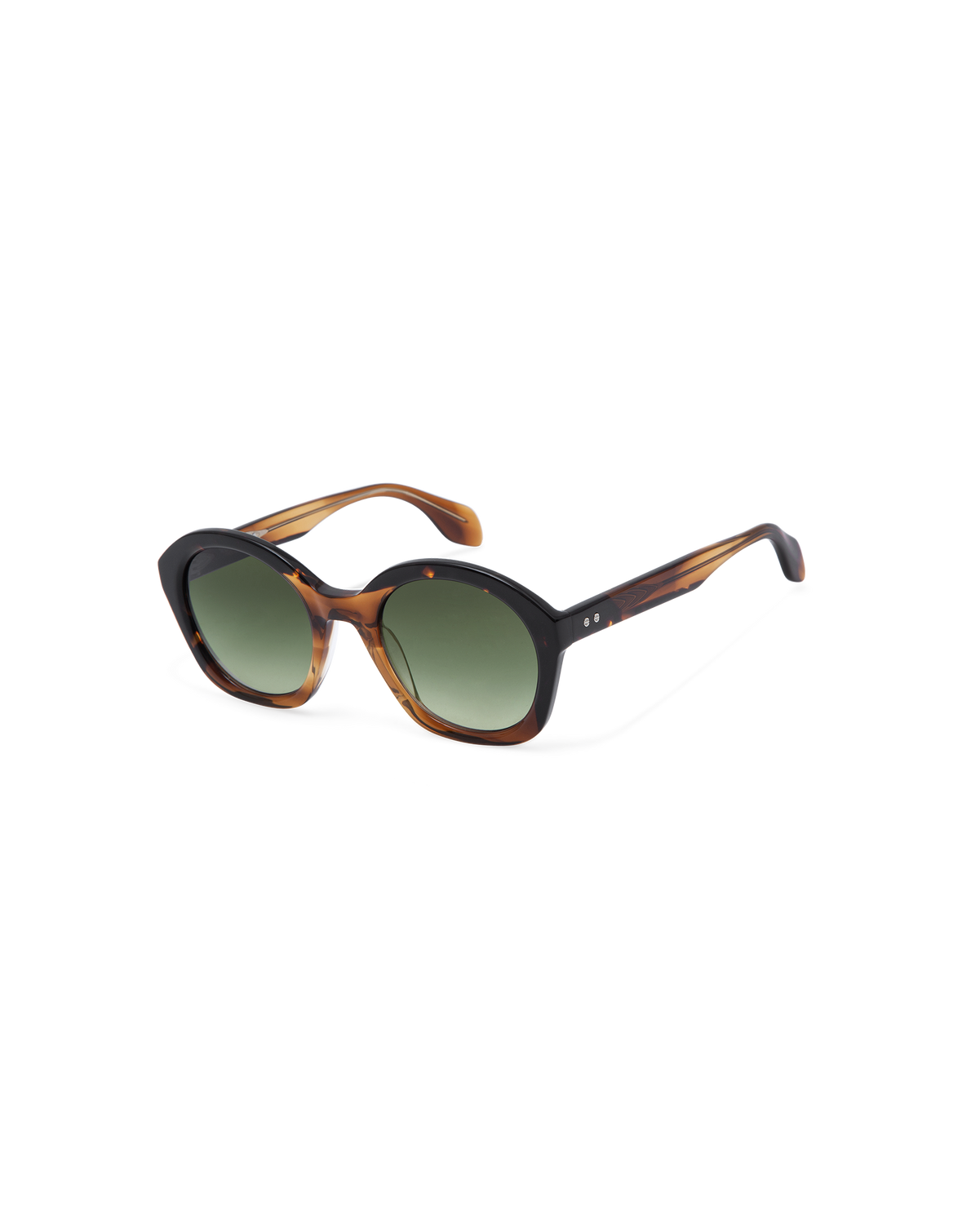 ARLEA: Redondas Acetato Havana sunglasses by GIGI STUDIOS 13607