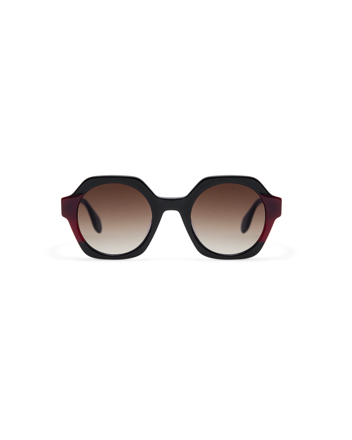 LIVENA: Geométricas Acetato Noir sunglasses by GIGI STUDIOS 13612