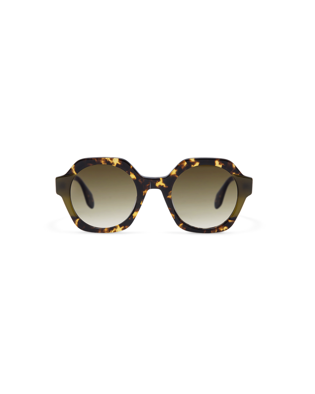 LIVENA: Geométricas Acetato Havana sunglasses by GIGI STUDIOS 13614