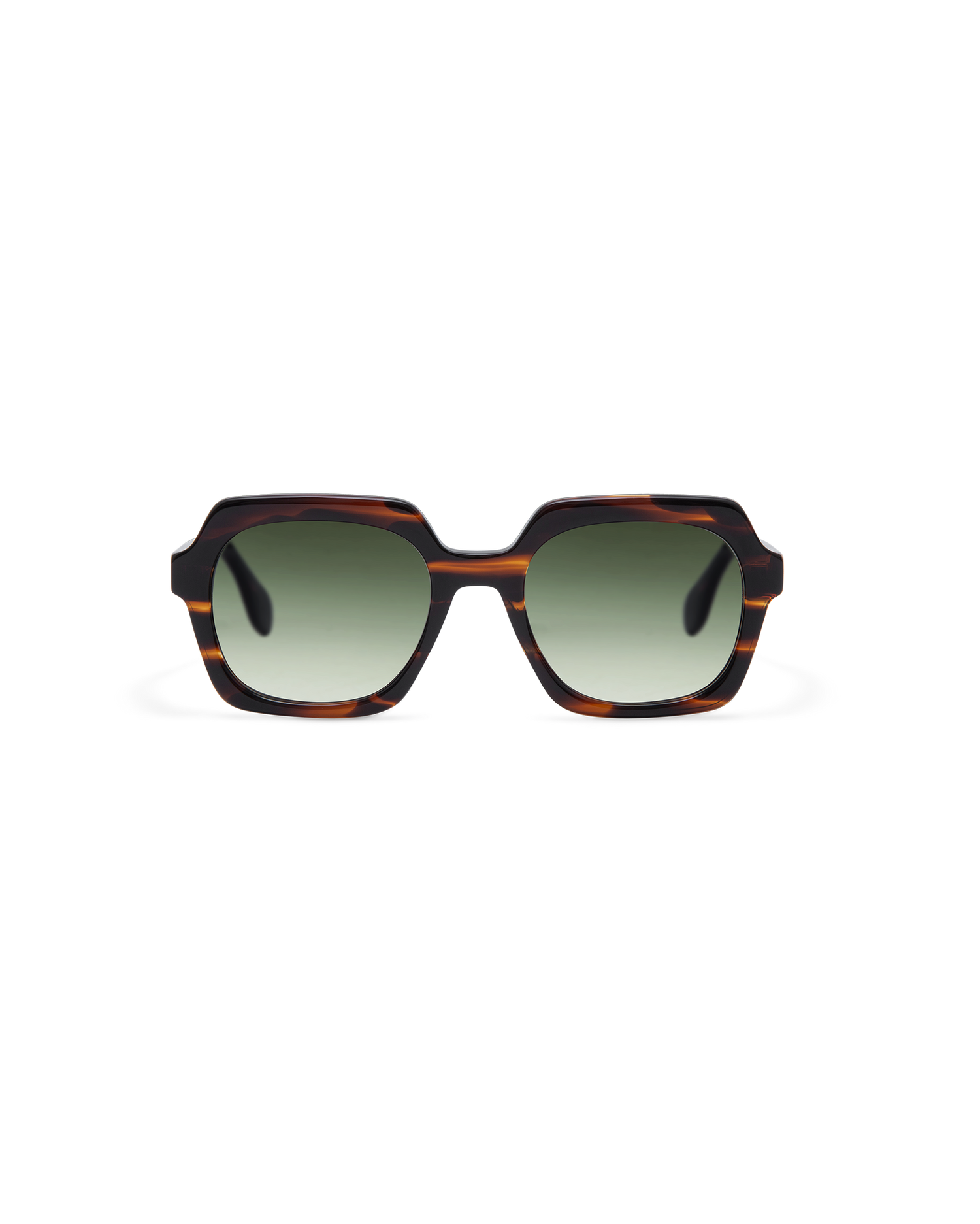 ALYRA: Geométricas Acetato Havana sunglasses by GIGI STUDIOS 13620