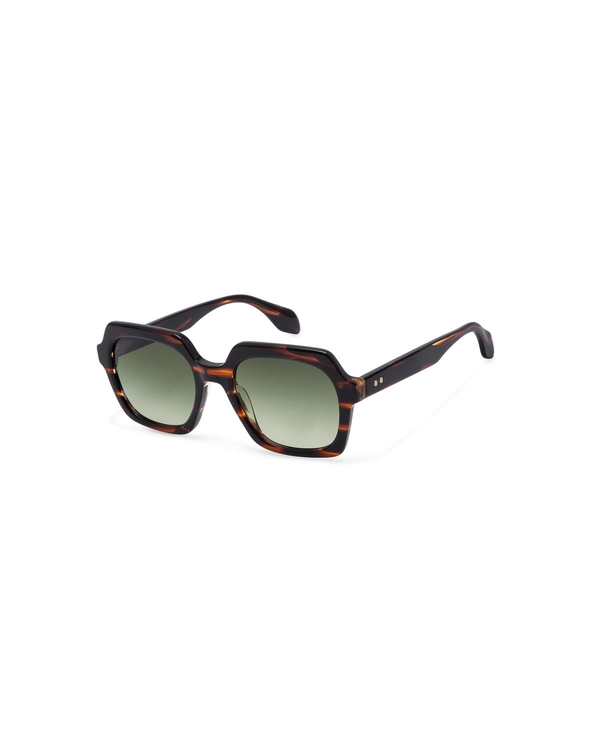 ALYRA: Geométricas Acetato Havana sunglasses by GIGI STUDIOS 13621