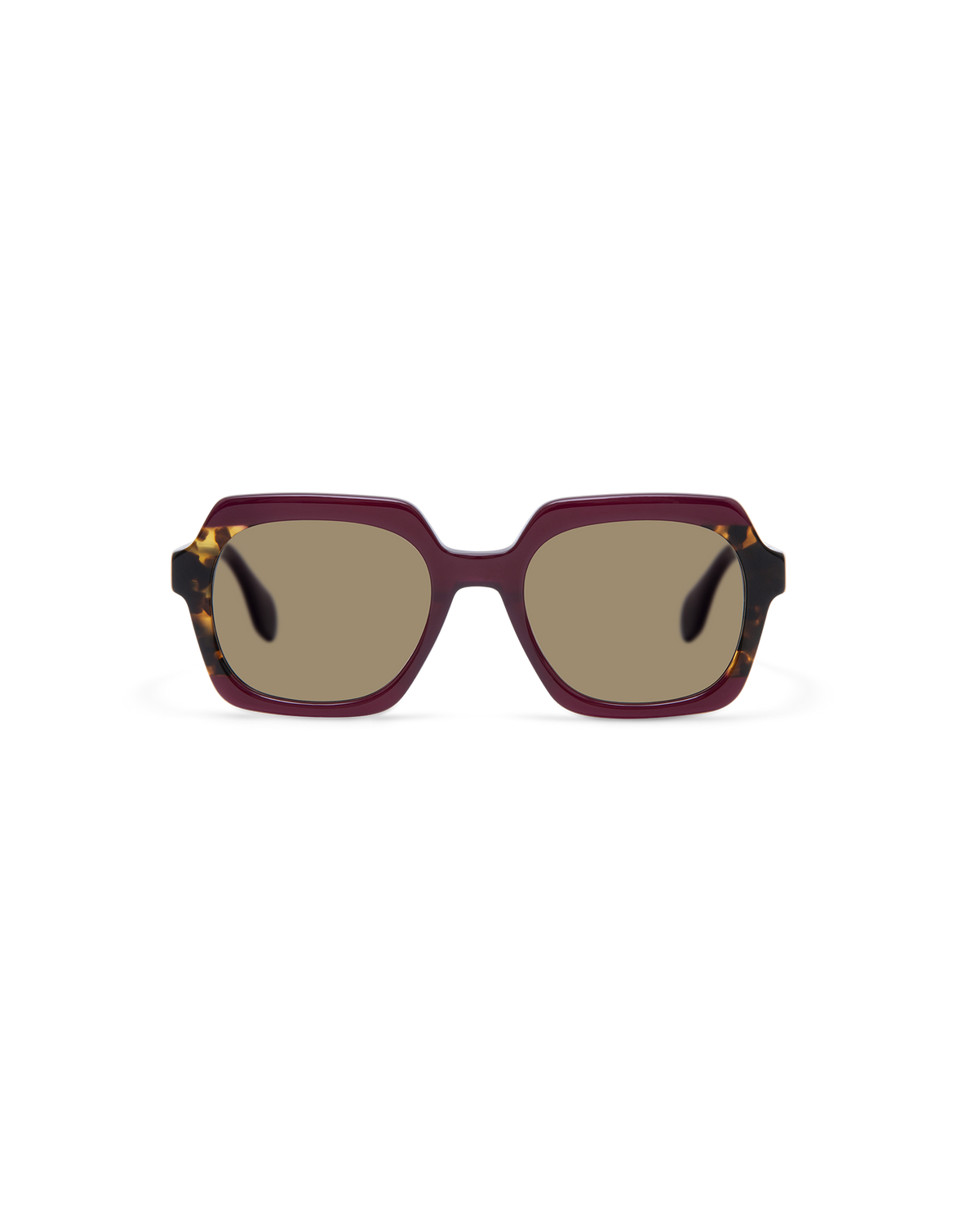 ALYRA: Geométricas Acetato Rojo sunglasses by GIGI STUDIOS 13622