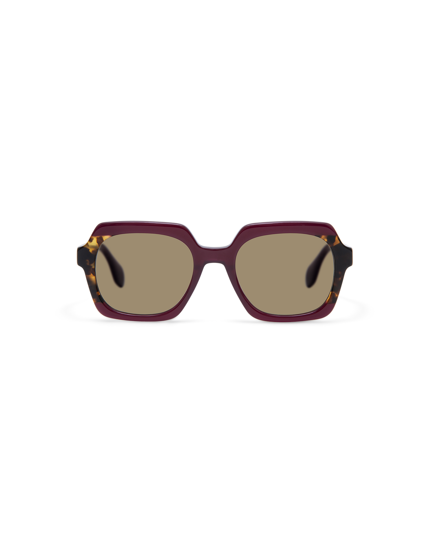 ALYRA: Geométricas Acetato Rojo sunglasses by GIGI STUDIOS 13622