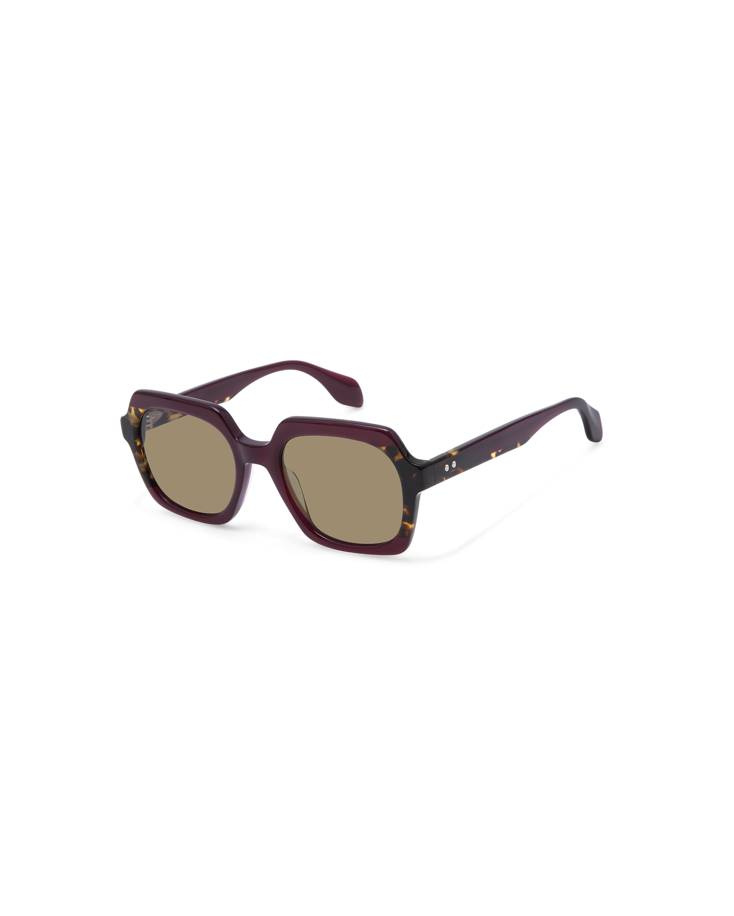 ALYRA: Geométricas Acetato Rojo sunglasses by GIGI STUDIOS 13623