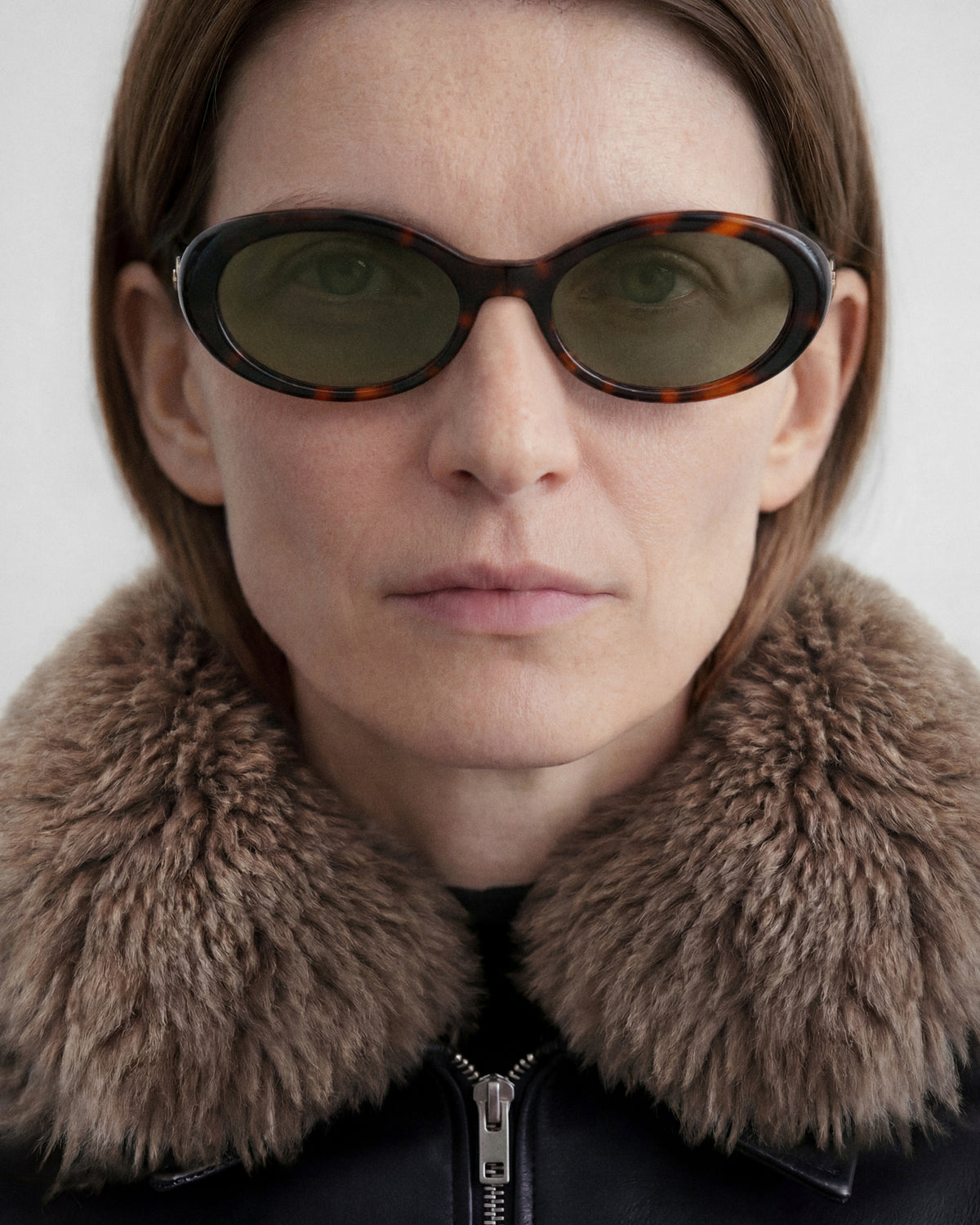 ORIA: Ovaladas Acetato Havana sunglasses by GIGI STUDIOS 14234