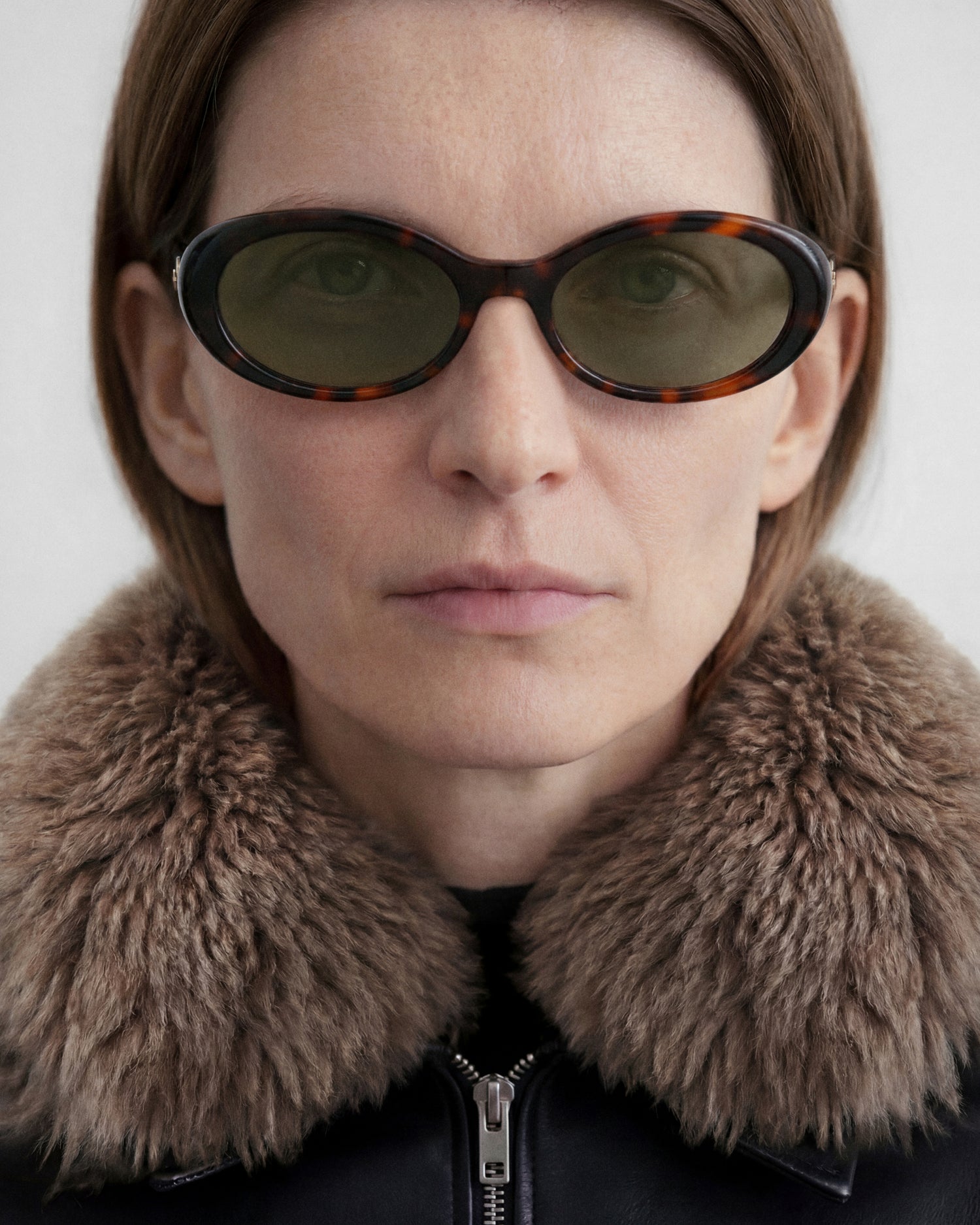 ORIA: Ovaladas Acetato Havana sunglasses by GIGI STUDIOS 14234