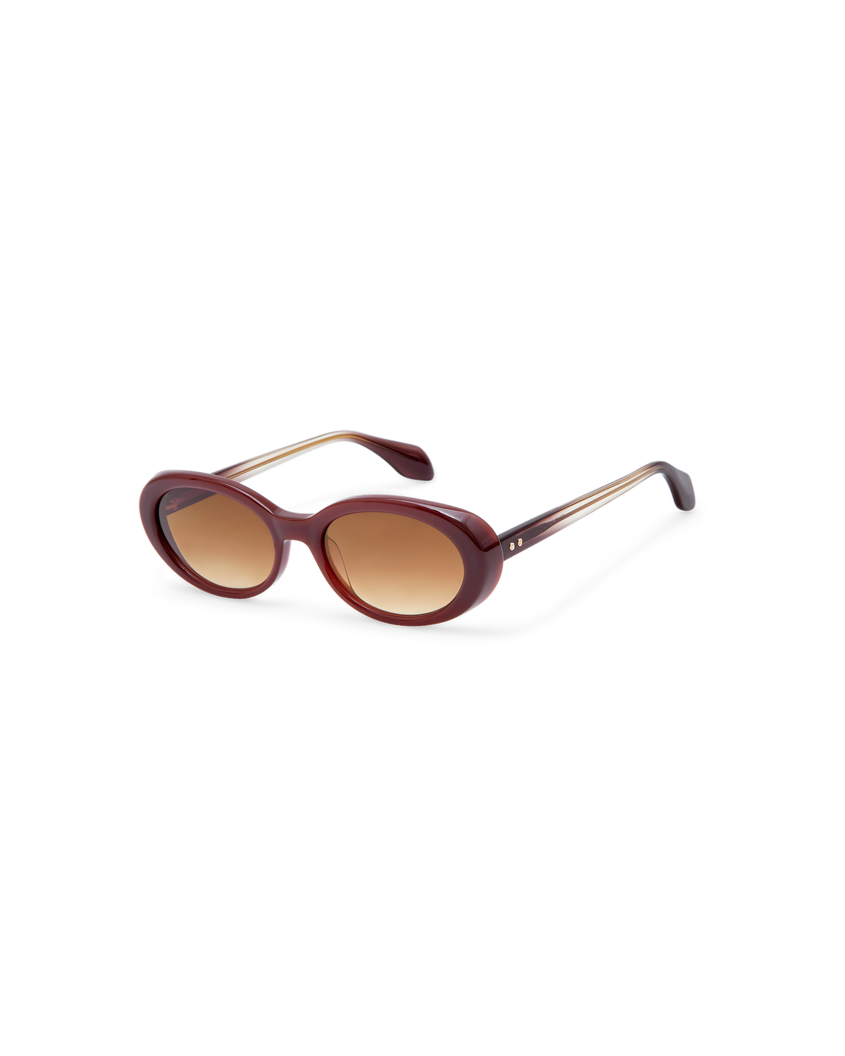 ORIA: Tiny Acetato Rojo sunglasses by GIGI STUDIOS 14389
